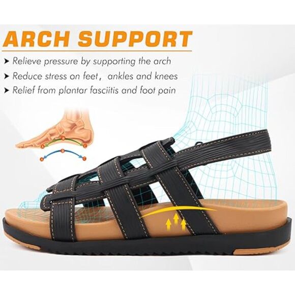 Arch Support Sandles, SZ 8.5, 11G-145S002 - Picture 2 of 2